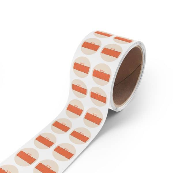 Be The Change Round Sticker Label Rolls - Image 18