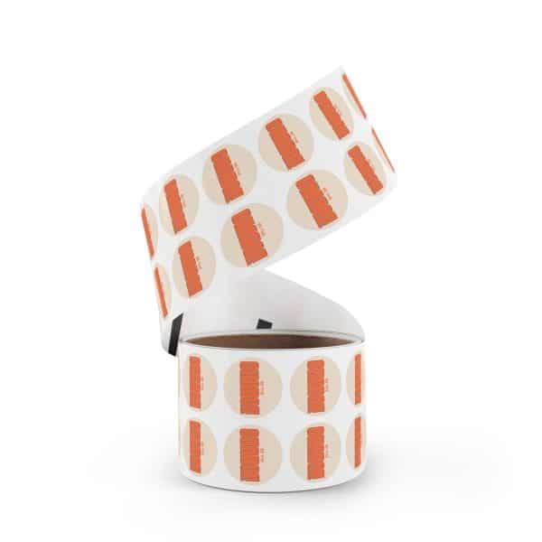 Be The Change Round Sticker Label Rolls - Image 3