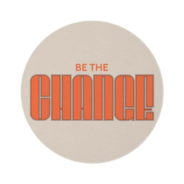 Be the Change Round Rug