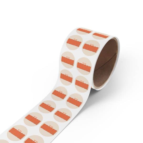 Be The Change Round Sticker Label Rolls - Image 2