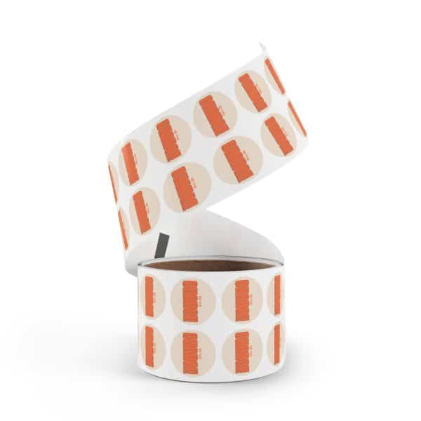 Be The Change Round Sticker Label Rolls - Image 7