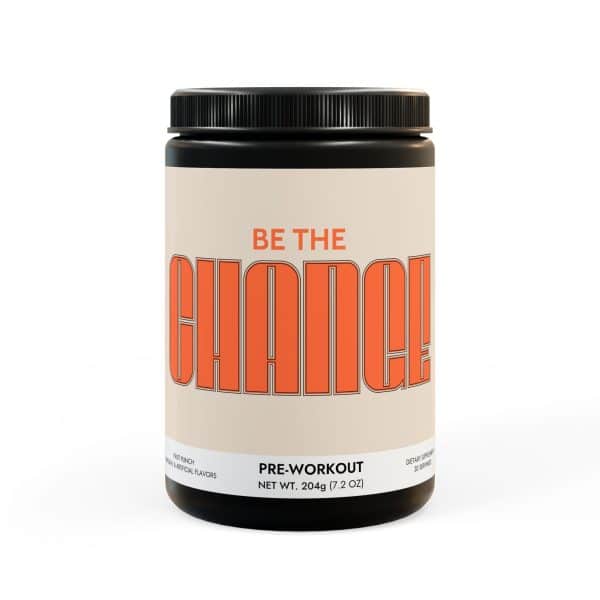 Be The Change Pre-Workout Supplement, Fruit Punch (204g, 7.1oz)