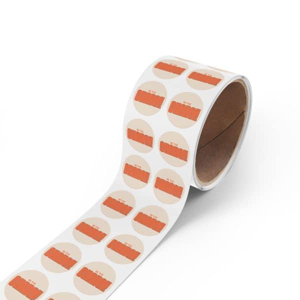 Be The Change Round Sticker Label Rolls - Image 6